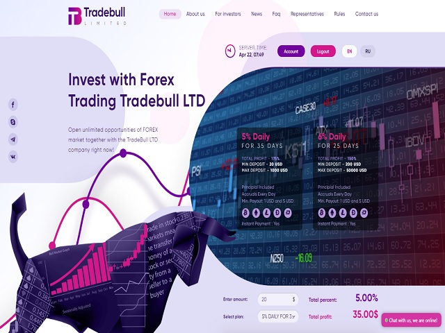 Tradebull LTD screenshot